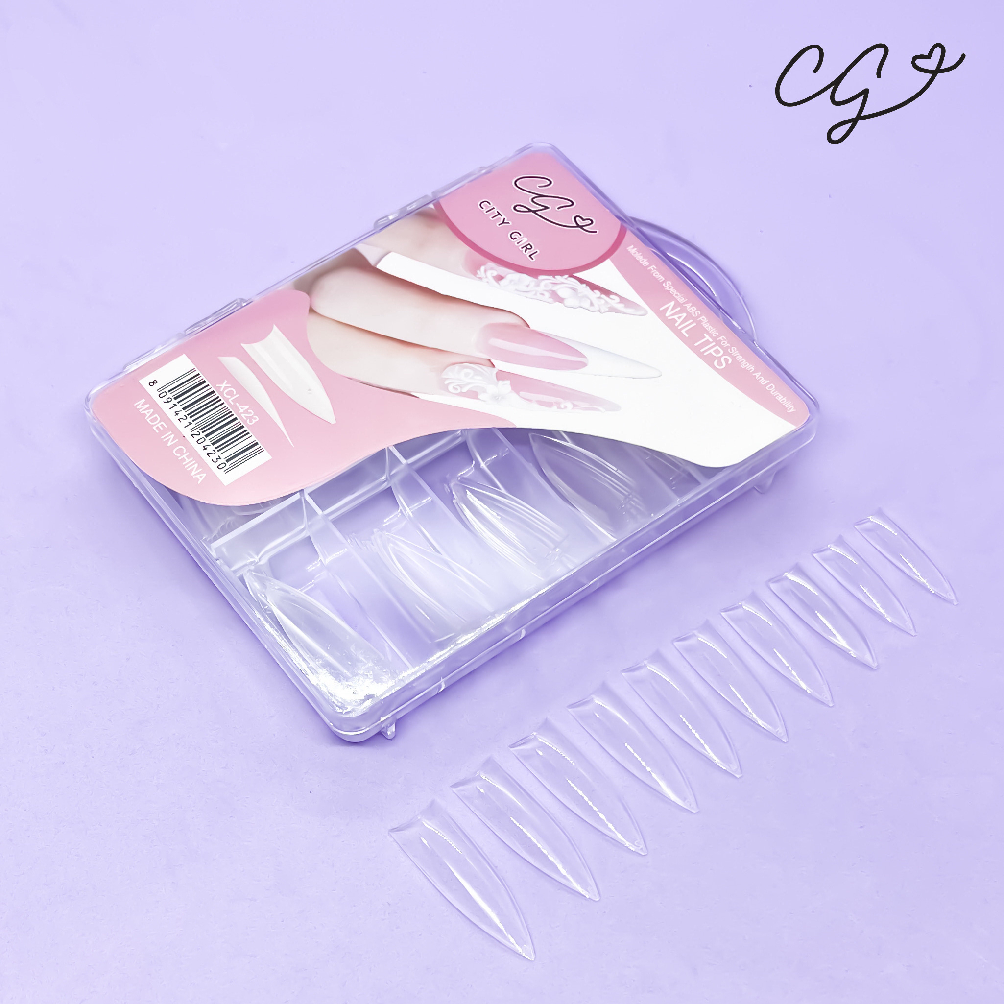 TIPS DE UNAS XCL-423*240 CITY GIRL