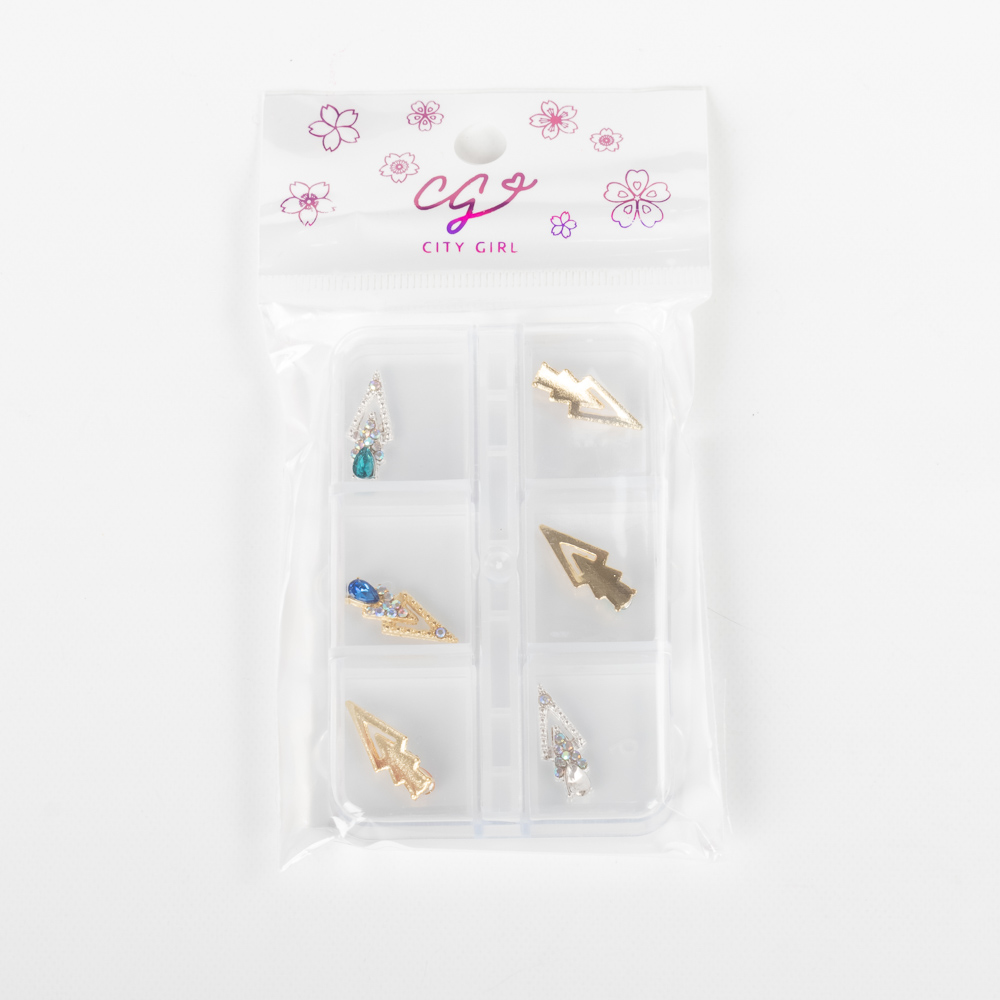 DECORACION PARA UÑAS CITY GIRL GYH-40017*720 - Imagen 4