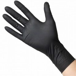 GUANTES DE NITRILO NEGROS POR TALLE