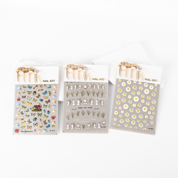 STICKER PARA UÑAS 5D X12 UNI ZY-01*2400