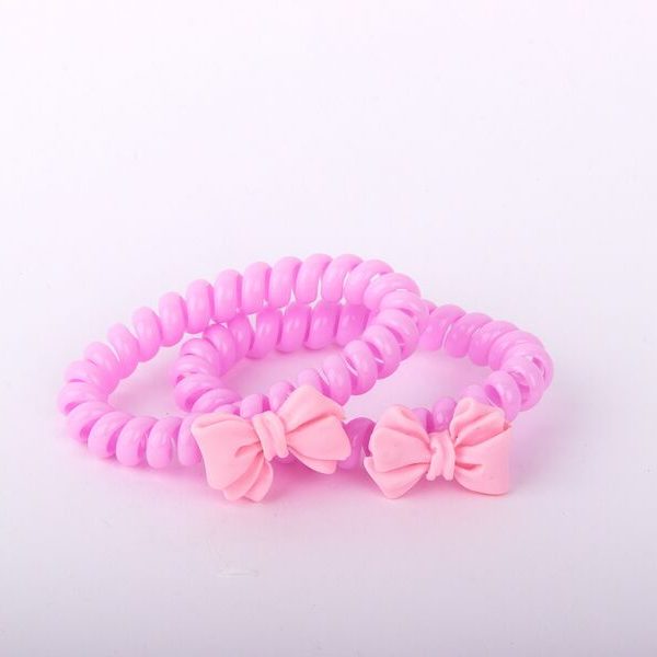 COLITAS RESORTE CON MOÑO CITY GIRL B-3647-4