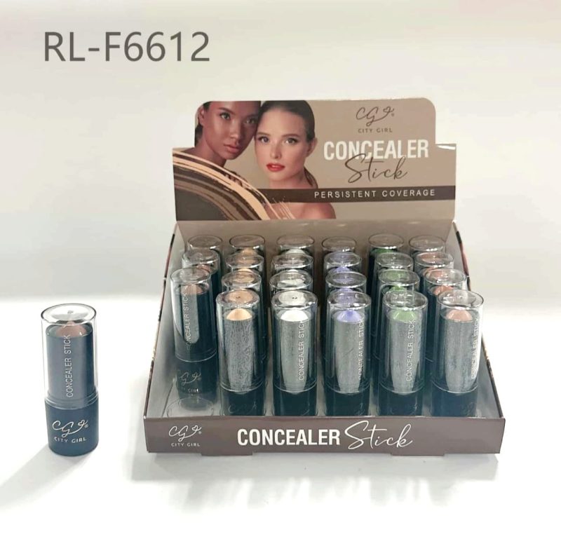 CORRECTOR EN BARRA Y CONTORNO COBERTURA PERSISTENTE, 6 COLORES CITY GIRL (APROBADO POR ANMAT) RL-F6612*288