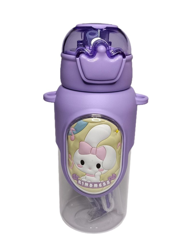 BOTELLA DE AGUA INFANTIL, VARIOS MODELITOS Y COLORES CON TIRA PARA COLGAR BOT-001 - Imagen 5