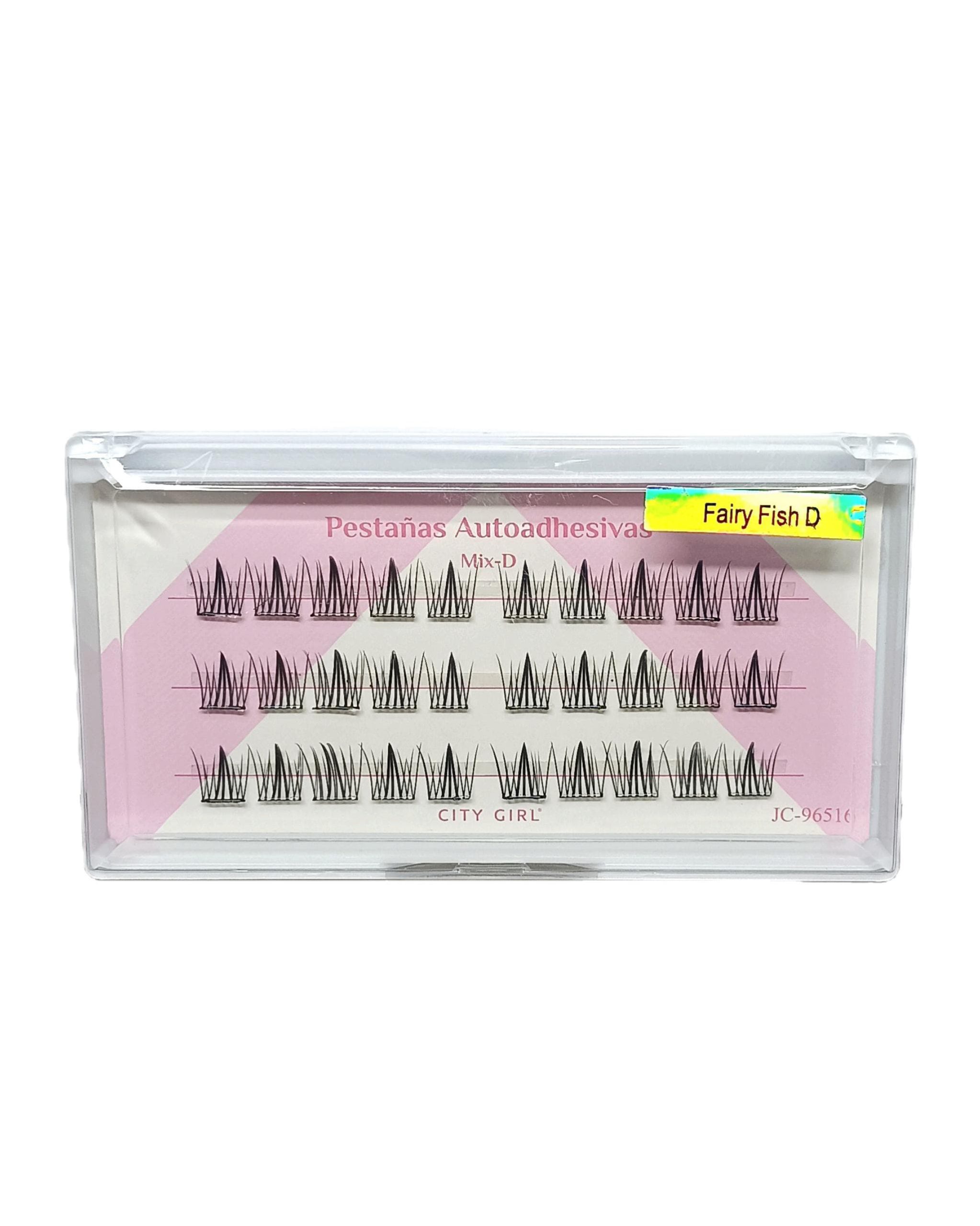 PESTAÑAS AUTOADHESIVAS MIX-D (10,12 Y 14) FAIRY FISH D CITY GIRL JC-96516*1000