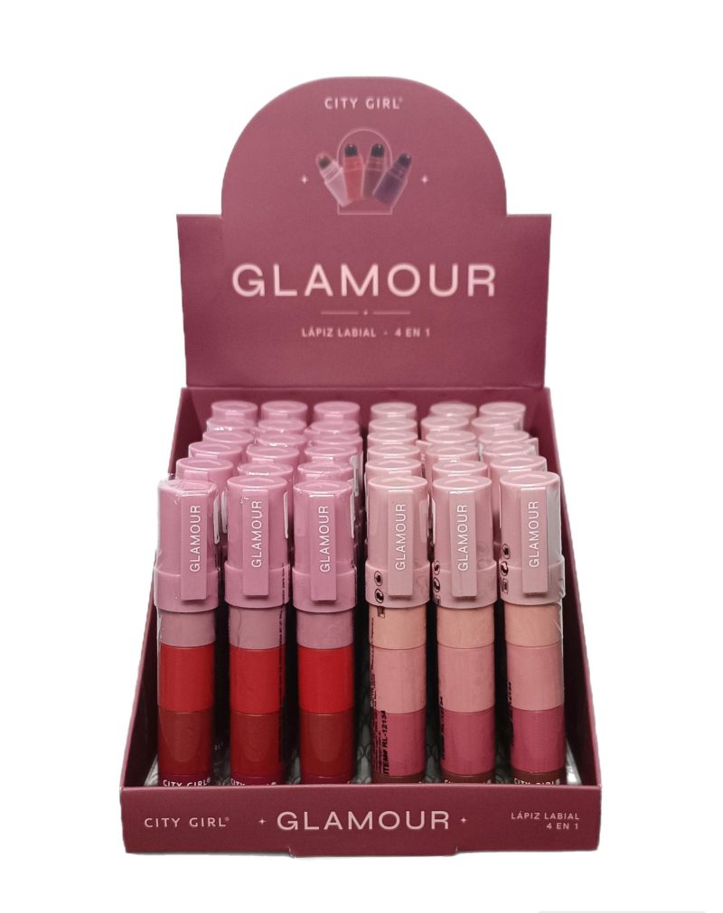 LABIAL 4 EN 1, 2 TONOS CITY GIRL RL-12134*288
