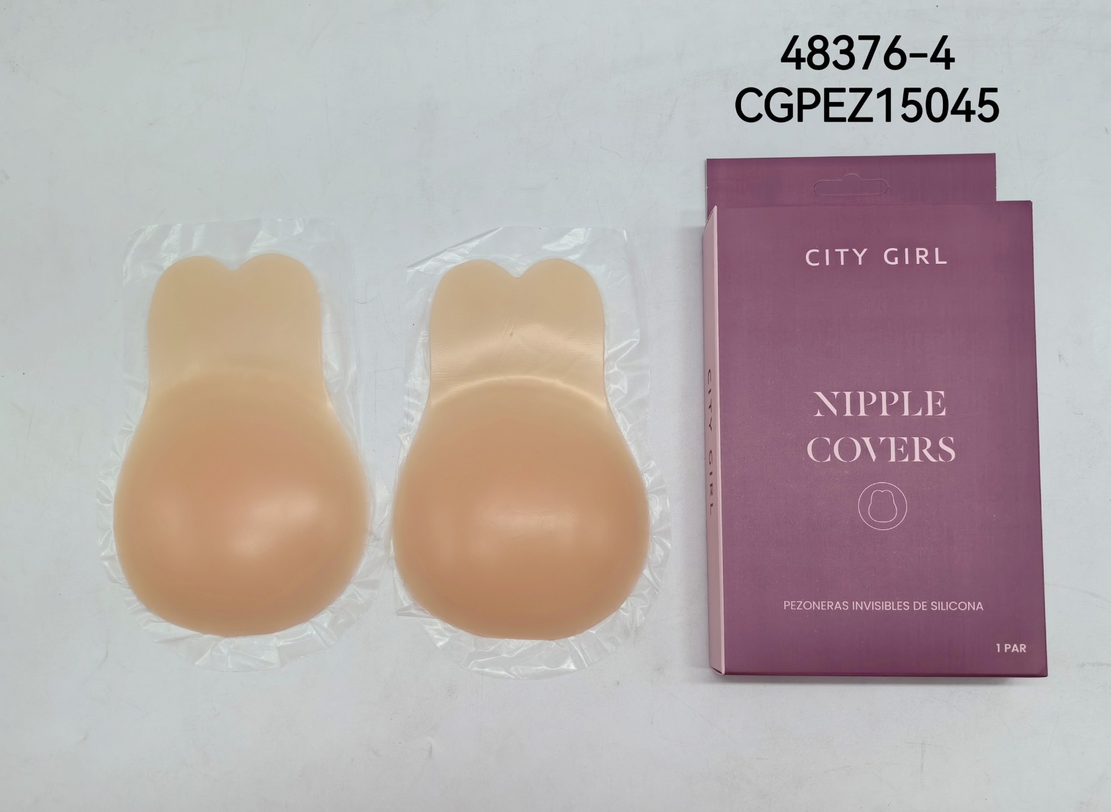 PEZONERA INVISIBLE DE SILICONA CITY GIRL 48376-4*108