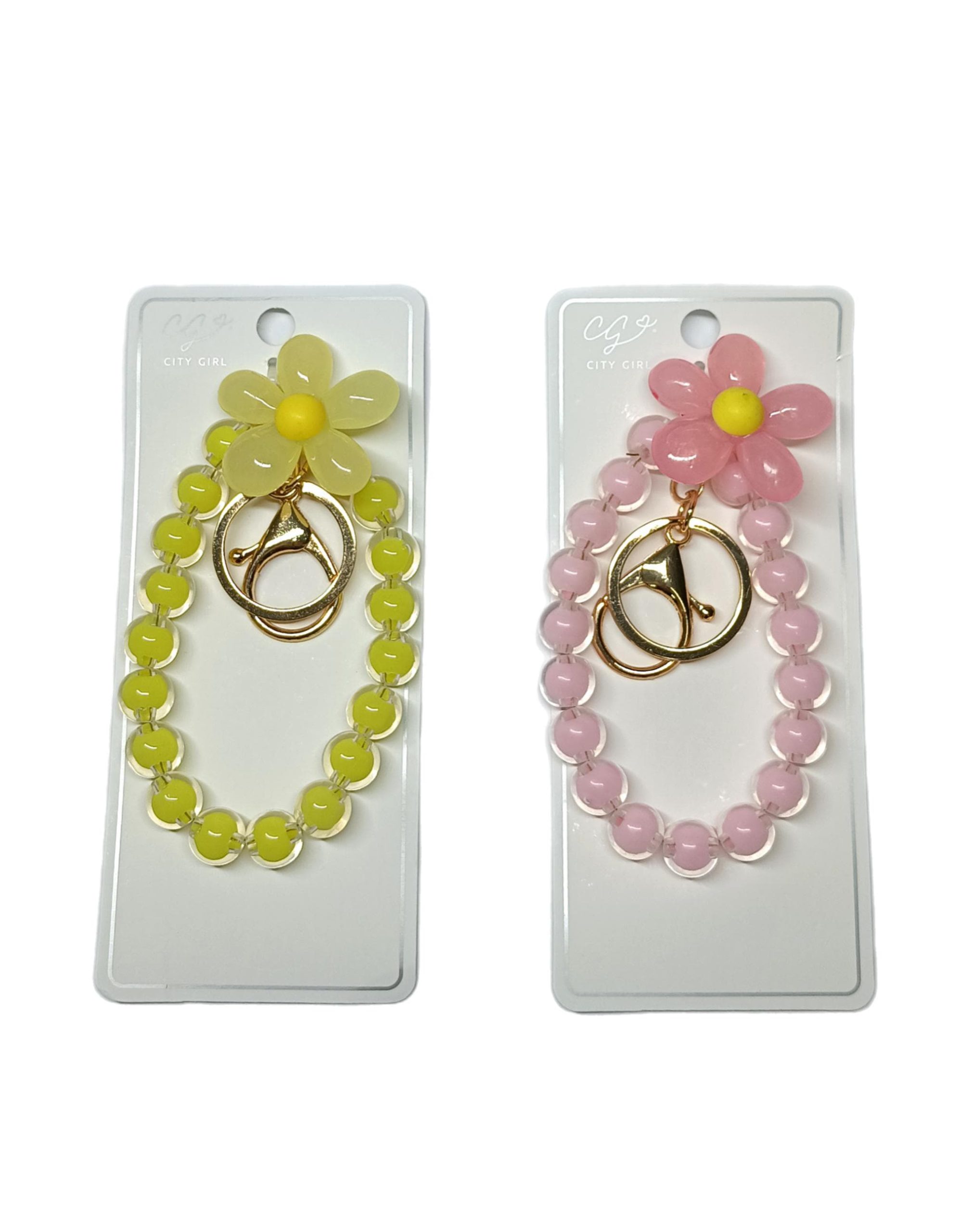 LLAVERO FLOR, VARIOS COLORES CITY GIRL C2-4573-3