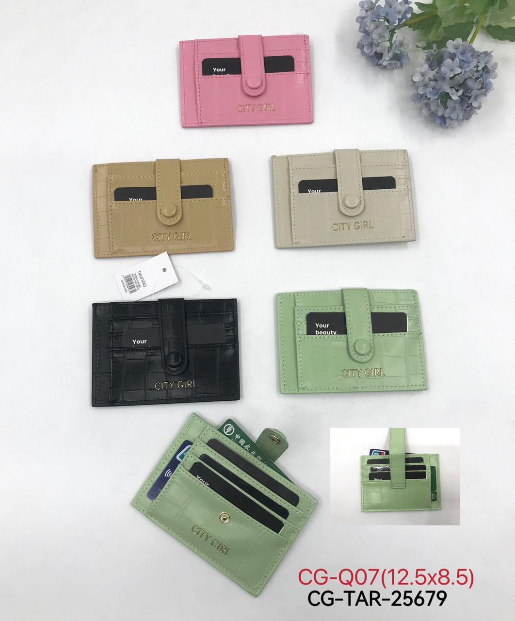 TARJETERO, VARIOS COLORES CITY GIRL CG-Q07*600