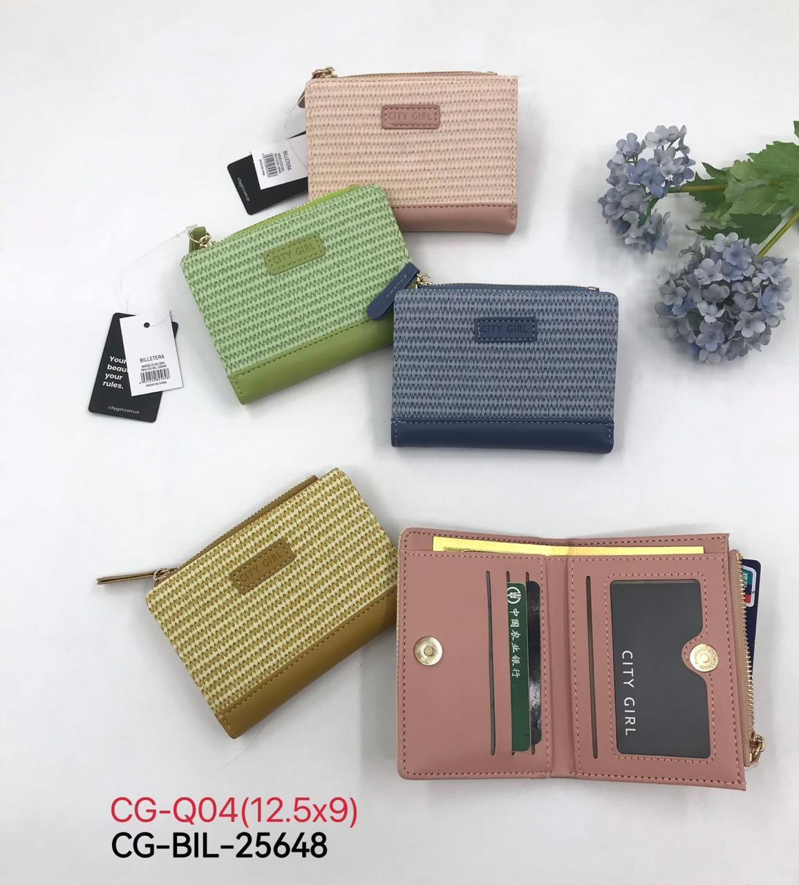 TARJETERO, 4 COLORES CITY GIRL CG-Q04*360