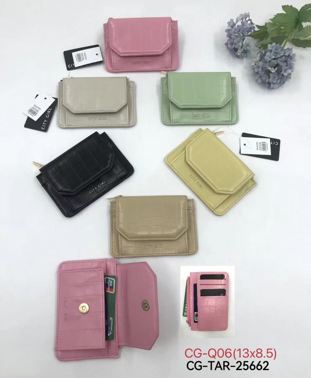 TARJETERO, VARIOS COLORES CITY GIRL CG-Q06*360