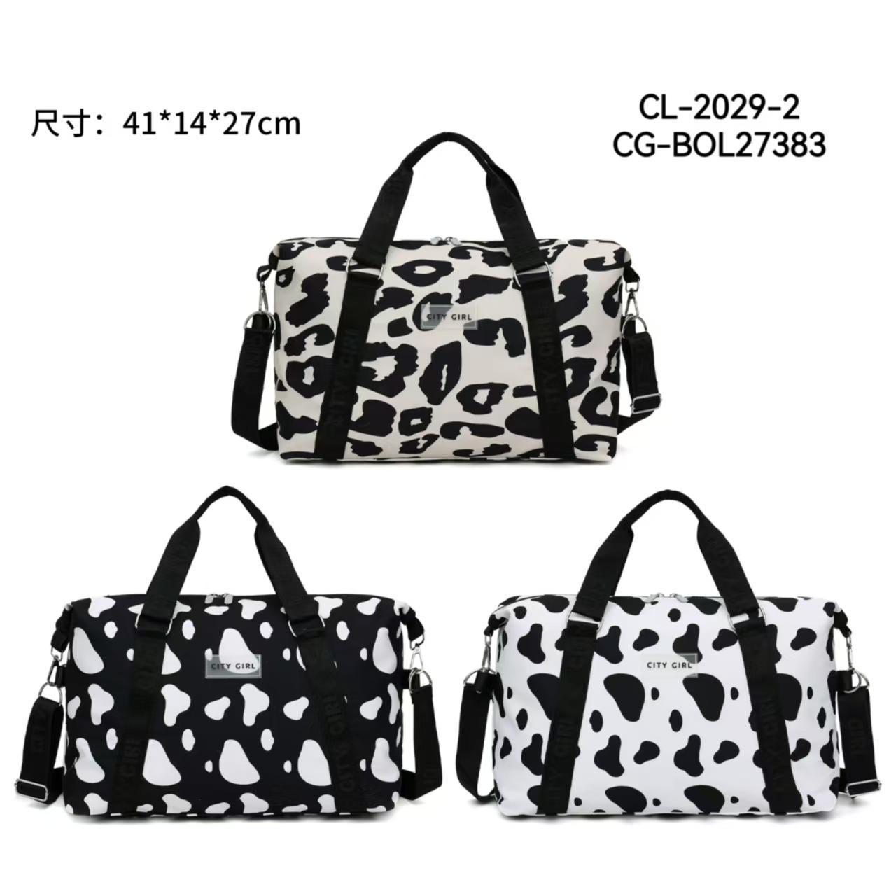 BOLSO DE VIAJE CON MANCHAS, 3 COLORES CITY GIRL CL-2029-2*50