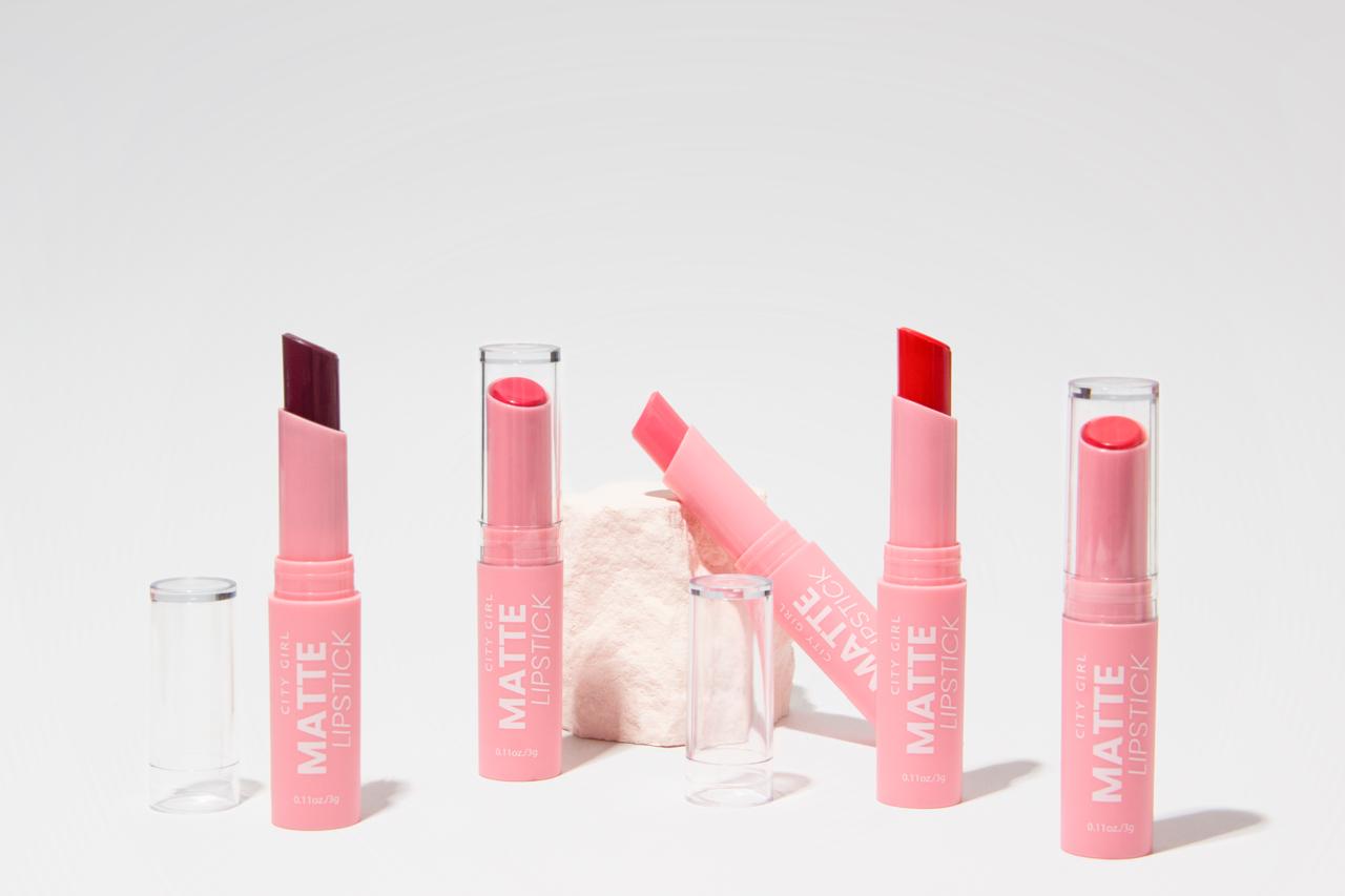 LABIAL MATTE DE LARGA DURACION Y A PRUEBA DE AGUA,  (APROBADO POR ANMAT) CITY GIRL RL-F6632-R*288