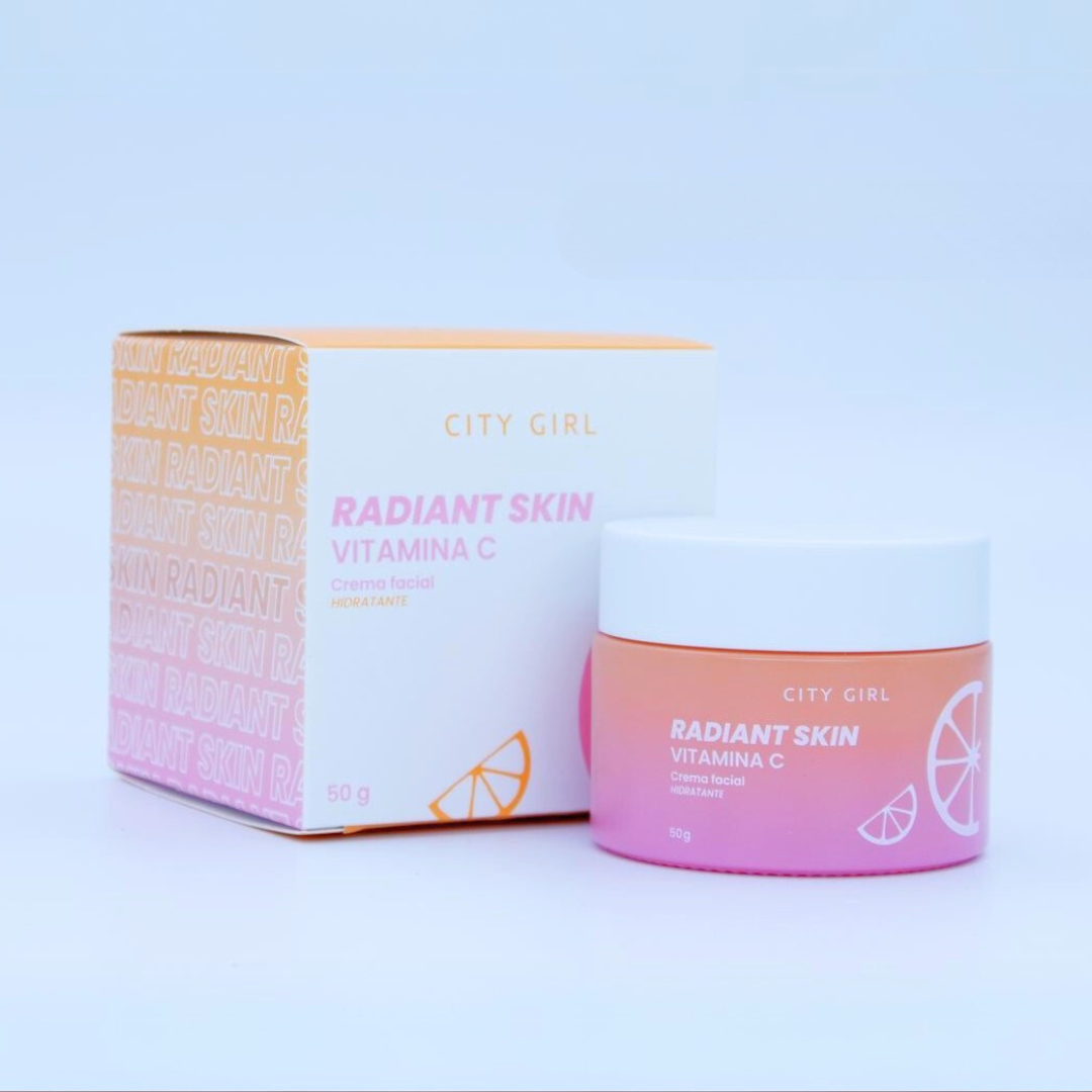 CREMA FACIAL HIDRATANTE CON VITAMINA C 50G CITY GIRL CG-CRM-502073*96