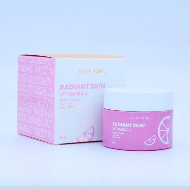 CREMA FACIAL ANTI-AGE CON VITAMINA C NOCTURNA 50G CITY GIRL CG-CRM-502088-2*96