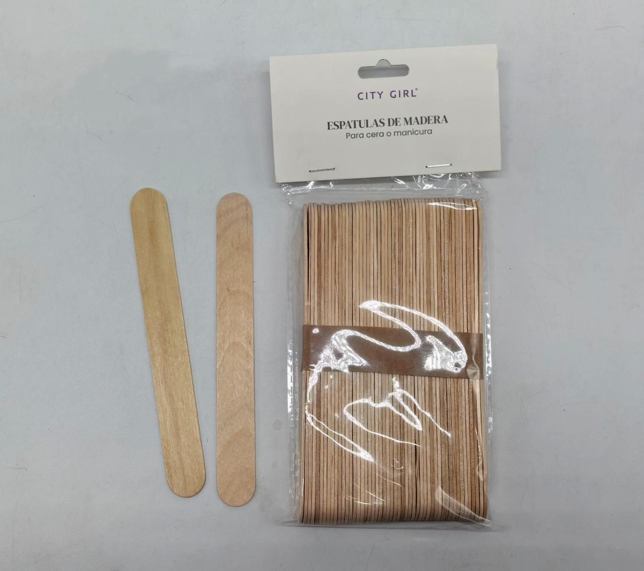 ESPATULAS DE MADERA PARA CERA CITY GIRL 26544-5*200