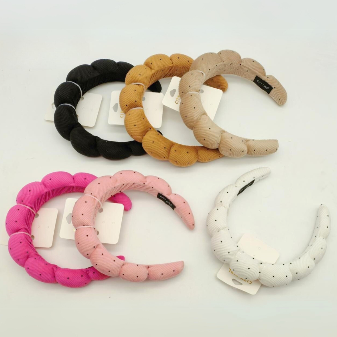 VINCHA PARA SKINCARE LUNARES CITY GIRL 37461-16*300