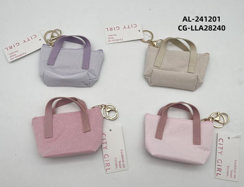LLAVERO CARTERA, 4 COLORES CITY GIRL AL-241201*360