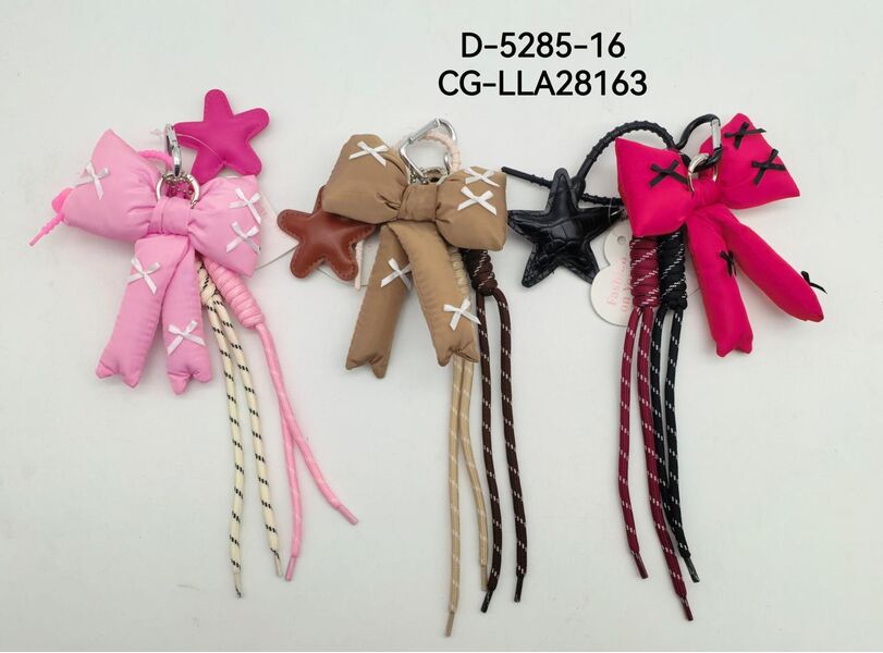 LLAVERO DE MOÑO Y ESTRELLA CITY GIRL D-5285-16*240