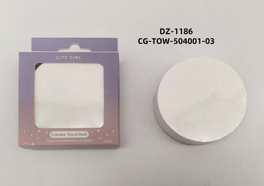 TOALLA COMPRIMIDA DE BAÑO X1 PCS DZ-1186*240