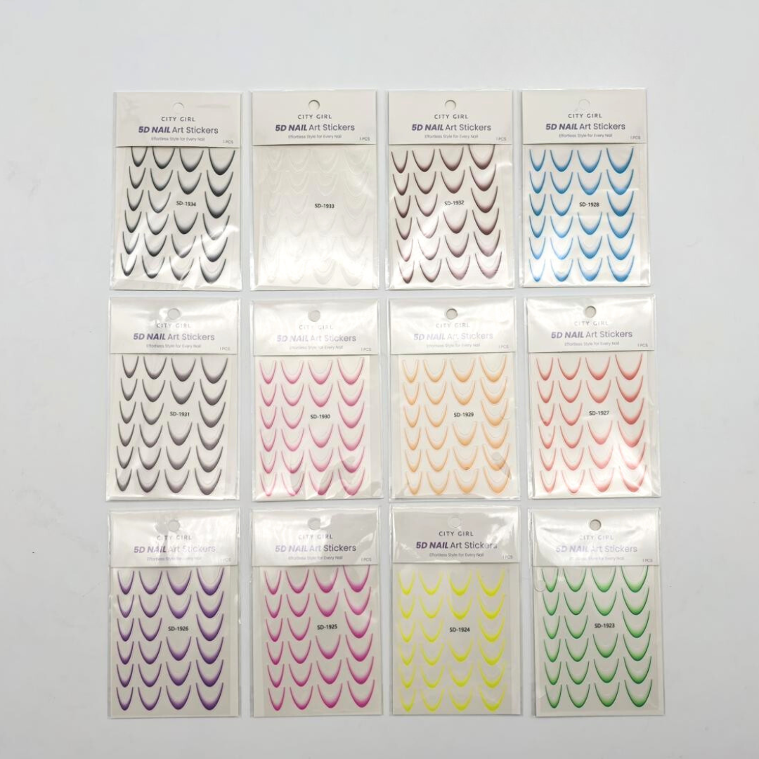 STICKER FRENCH DEGRADÉ, COLOR SURTIDO CITY GIRL GO-24026*720