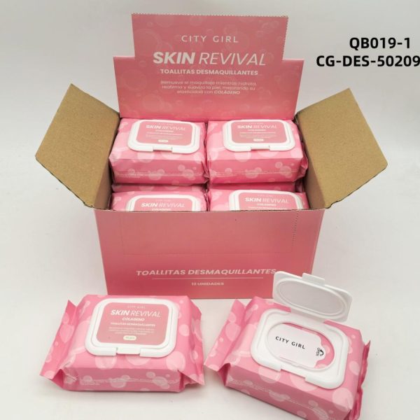 Toallas desmaquillantes con Collagen QB019-1