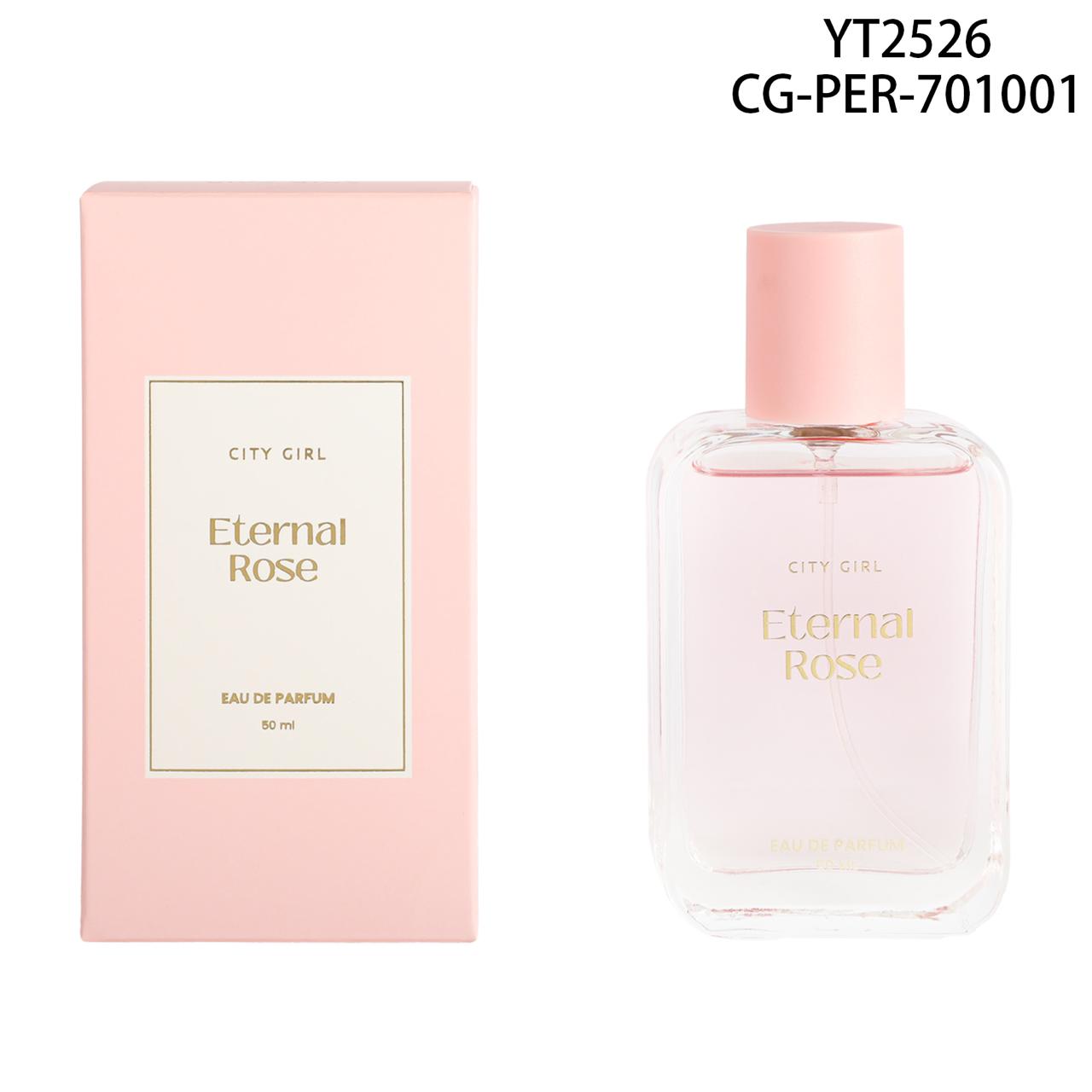 PERFUME ETERNAL ROSE 50ML CITY GIRL YT2526*72