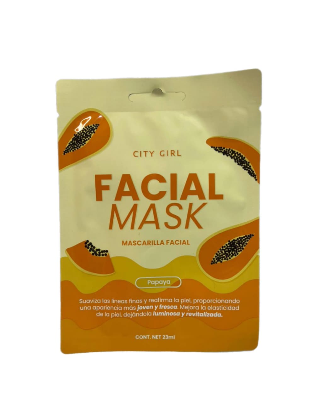 MASCARILLA FACIAL DE PAPAYA CITY GIRL CG-MSK-502091-6*408