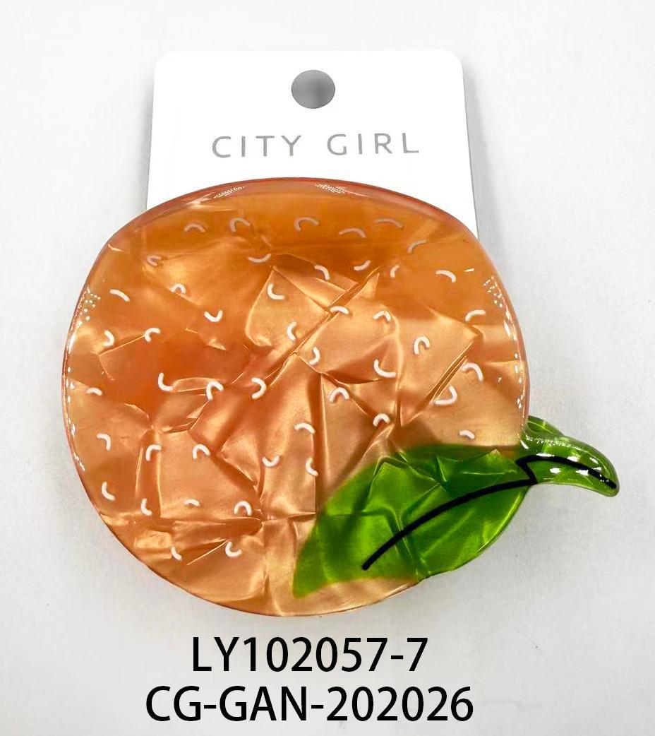 BROCHE PARA EL PELO "DURAZNO" CITY GIRL LY102057-7*480