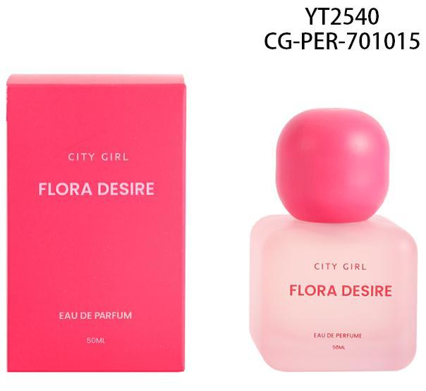 PERFUME “FLORA DESIRE” 50ML CITY GIRL YT2540*72