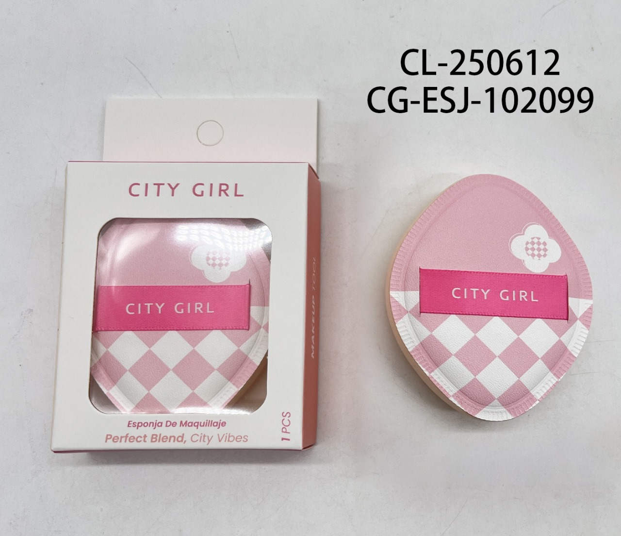 ESPONJA DE MAQUILLAJE CITY GIRL CL-250612*360