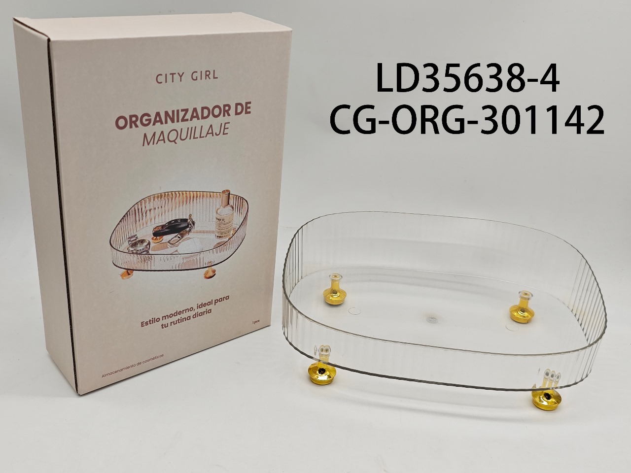 ORGANIZADOR DE MAQUILLAJE CITY GIRL LD35638-4*30
