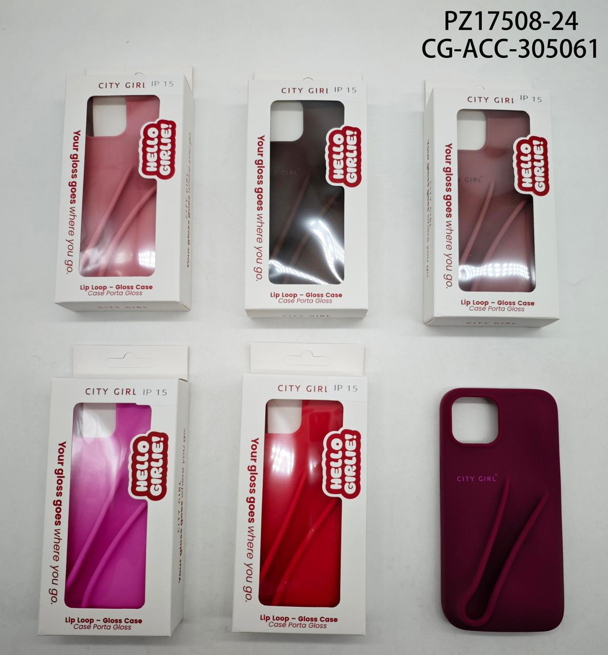 FUNDA PARA CELULAR IPHONE 15 CITY GIRL PZ17508-24*204