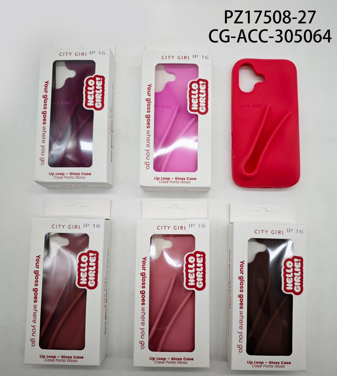 FUNDA PARA EL CELULAR IPHONE 16 CITY GIRL PZ17508-27*204