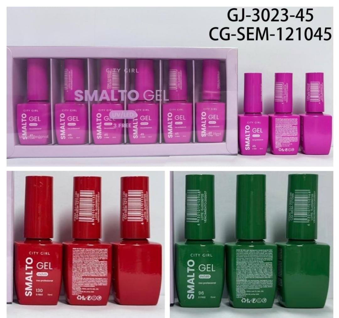 ESMALTES SEMIPERMANENTE 15ML CITY GIRL GJ-3023*360