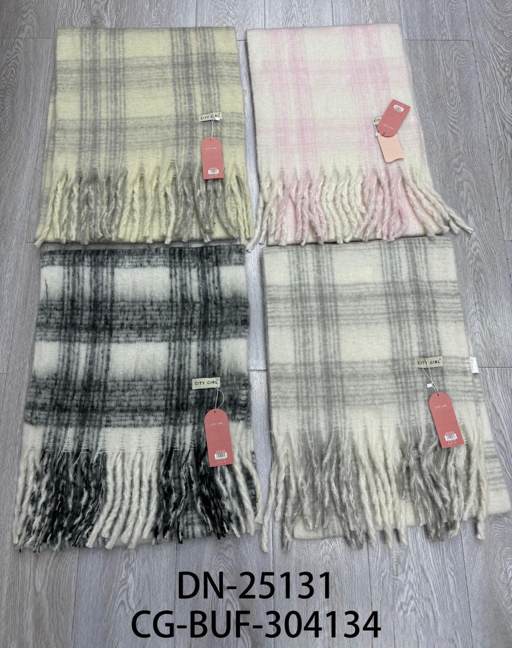 BUFANDA CUADRILLÉ, 4 COLORES CITY GIRL DN-25131*100