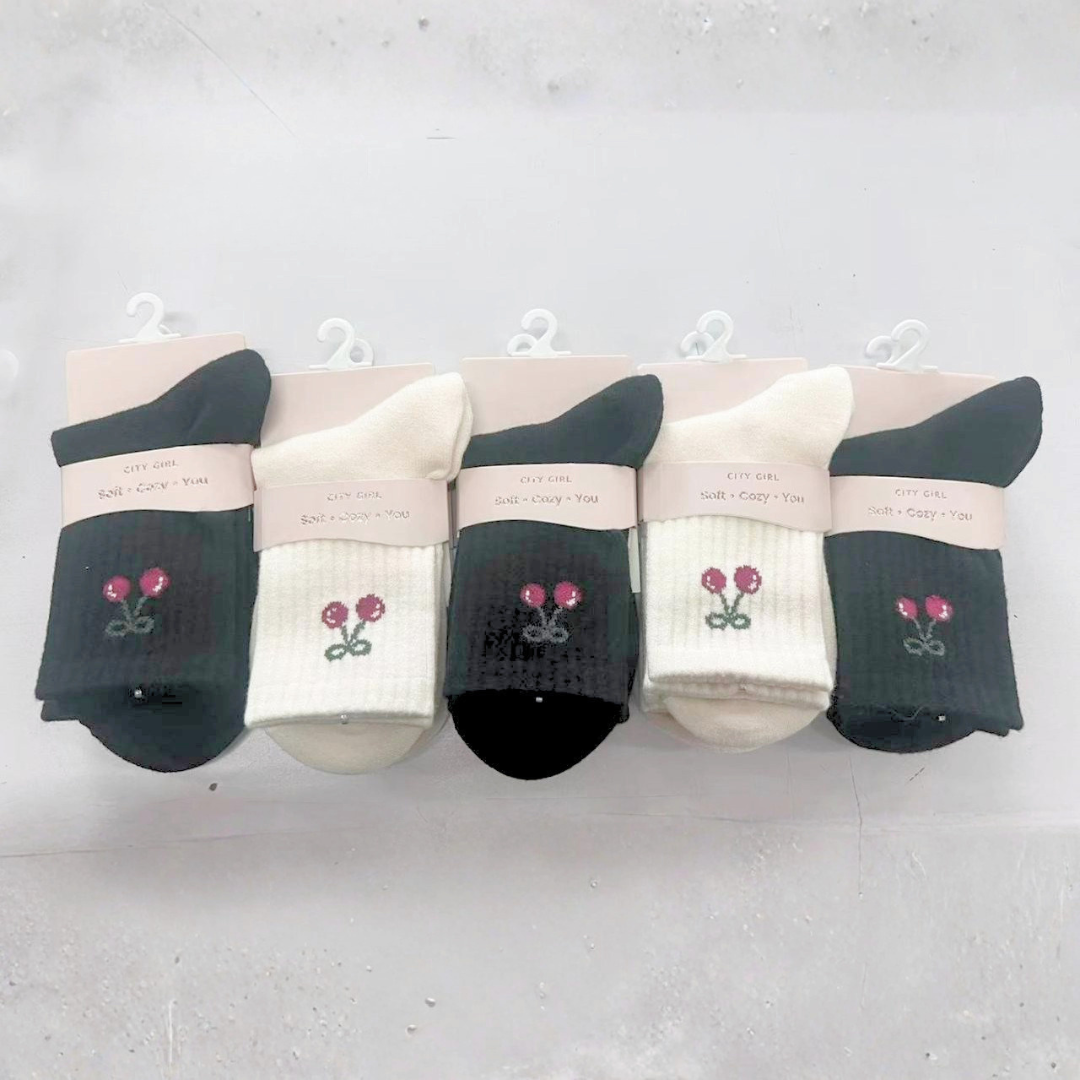 MEDIAS CEREZAS, PAQUETE X10 PARES CITY GIRL G-253203*500