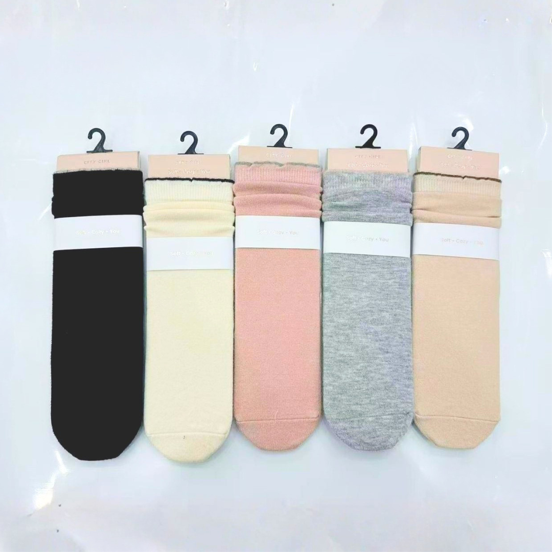 MEDIAS LISAS, PAQUETE X10 PARES CITY GIRL G-253209*500