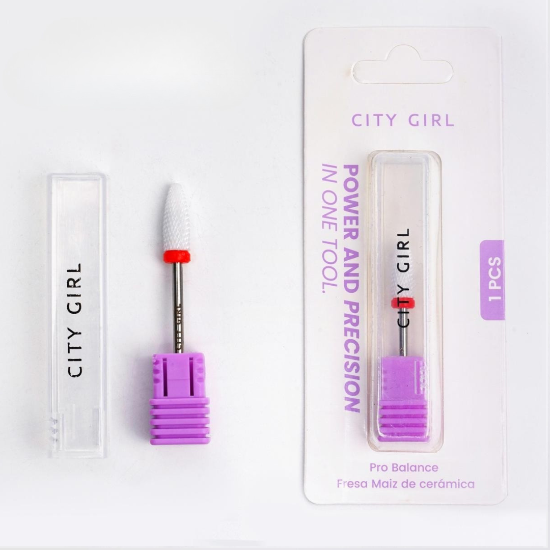FRESA MAÍZ DE CERÁMICA CINTA ROJA CITY GIRL Q-250602*1200