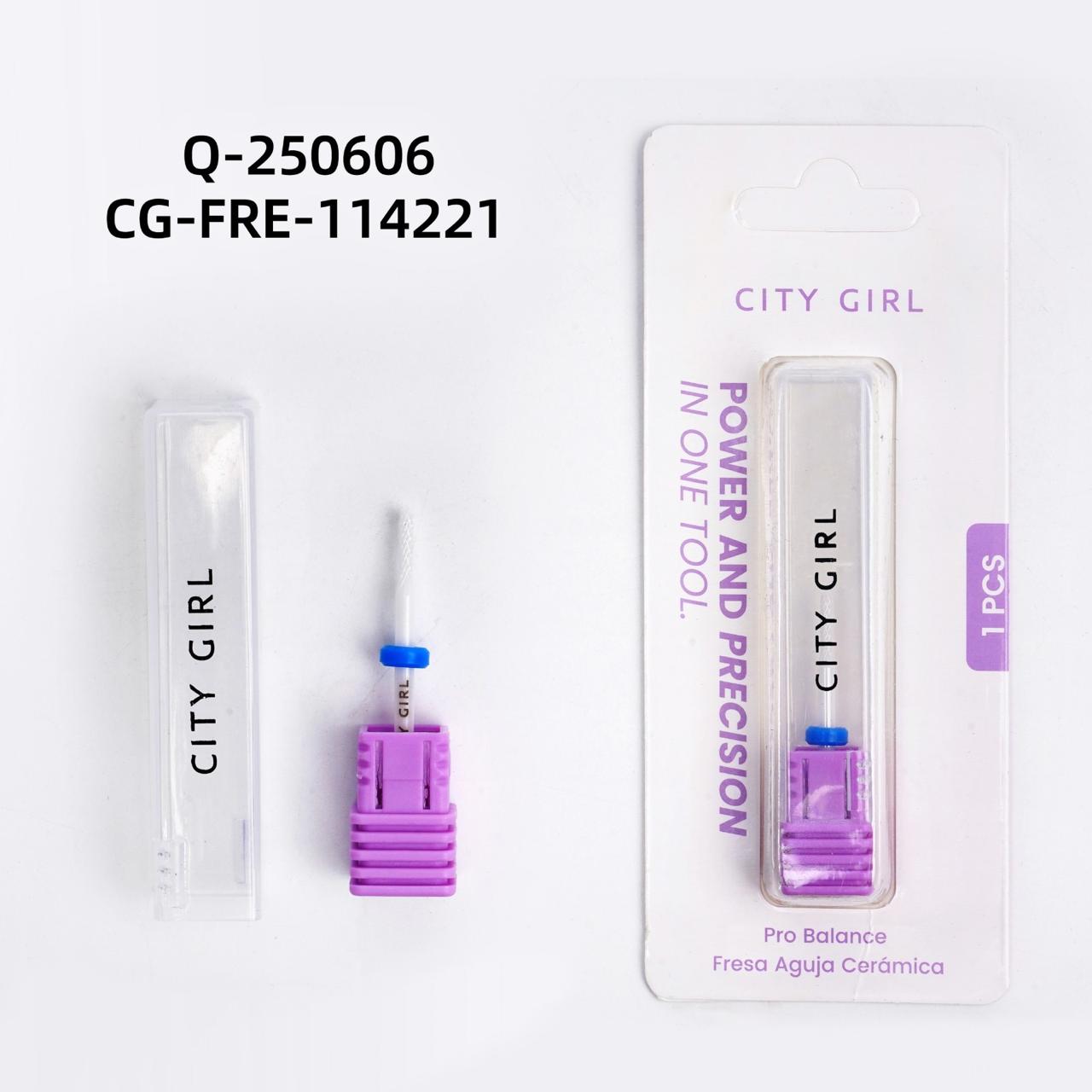 FRESA AGUJA CERÁMICA CINTA AZUL CITY GIRL Q-250606*1200
