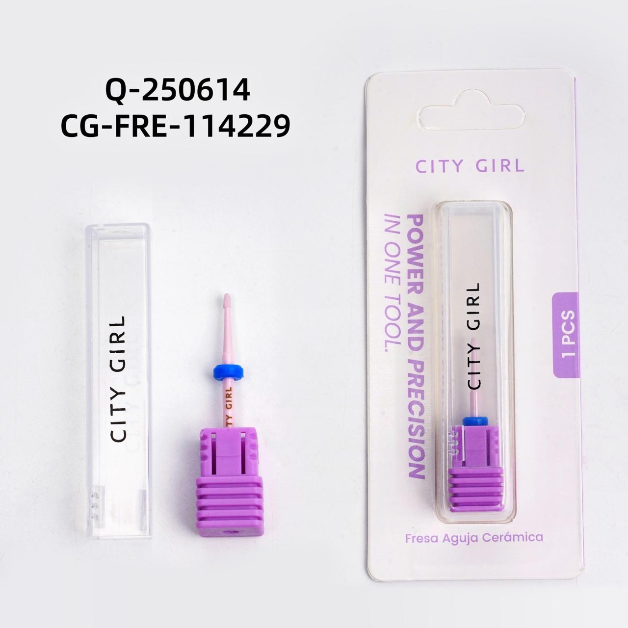 FRESA ROSA AGUJA DE CERÁMICA CINTA AZUL CITY GIRL Q-250614*1200