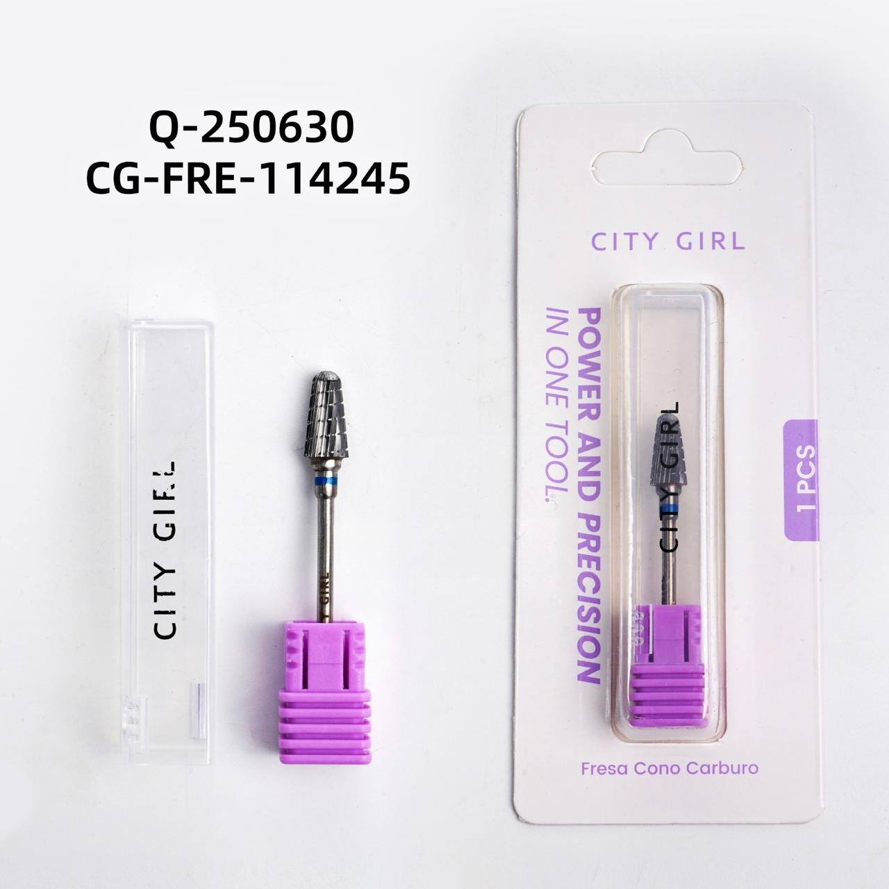 FRESA CONO DE CARBURO CINTA AZUL CITY GIRL Q-250630*1200