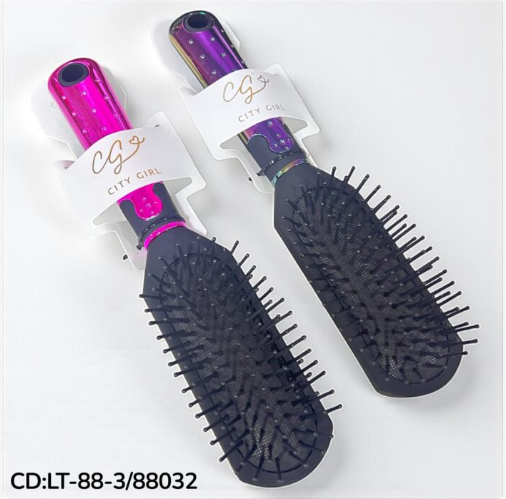 CEPILLO NEGRO CON MANGO METALIZADO CD:LT-88-3