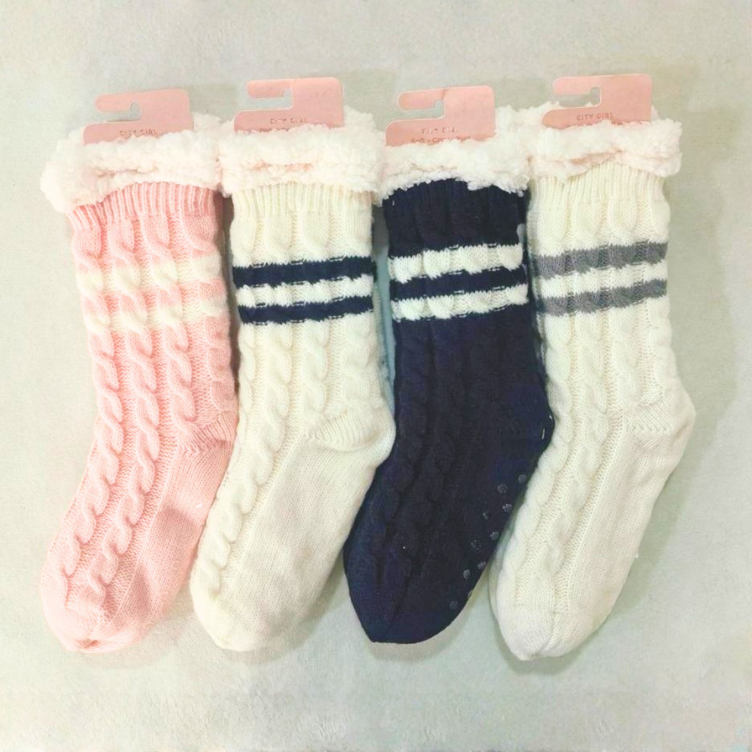 PANTUMEDIAS DE CORDERITO, PAQUETE X12 PARES CITY GIRL WZ-25126*156