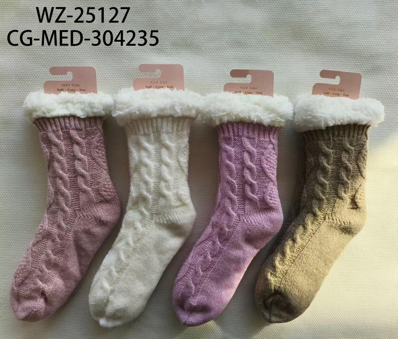 PANTUMEDIAS DE CORDERITO, PAQUETE X12 PARES CITY GIRL WZ-25127*180