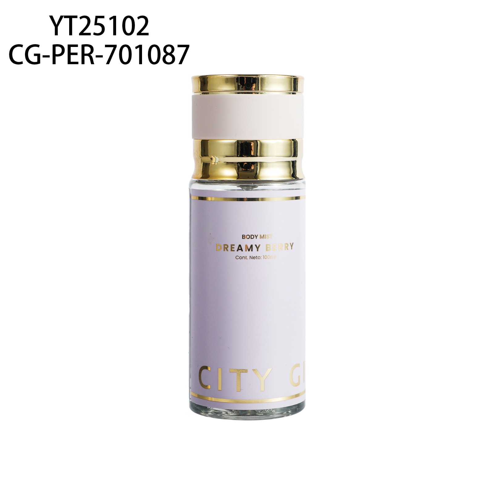 BODY MIST "DREAMY BERRY" 100ML CITY GIRL YT25102*144