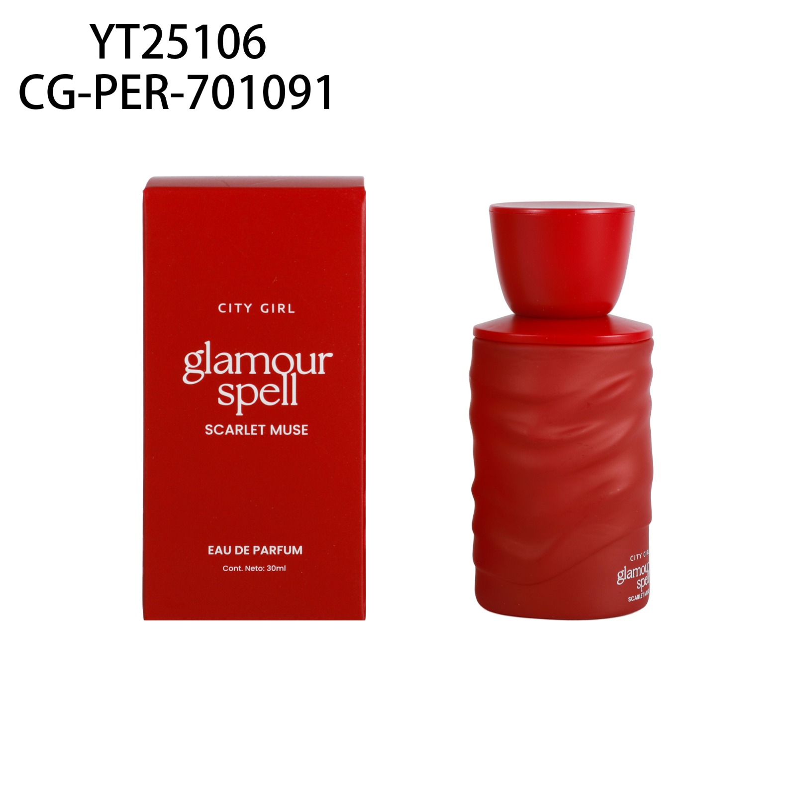 PERFUME GLAMOUR SPELL "SCARLET MUSE" 30ML CITY GIRL YT25106*96