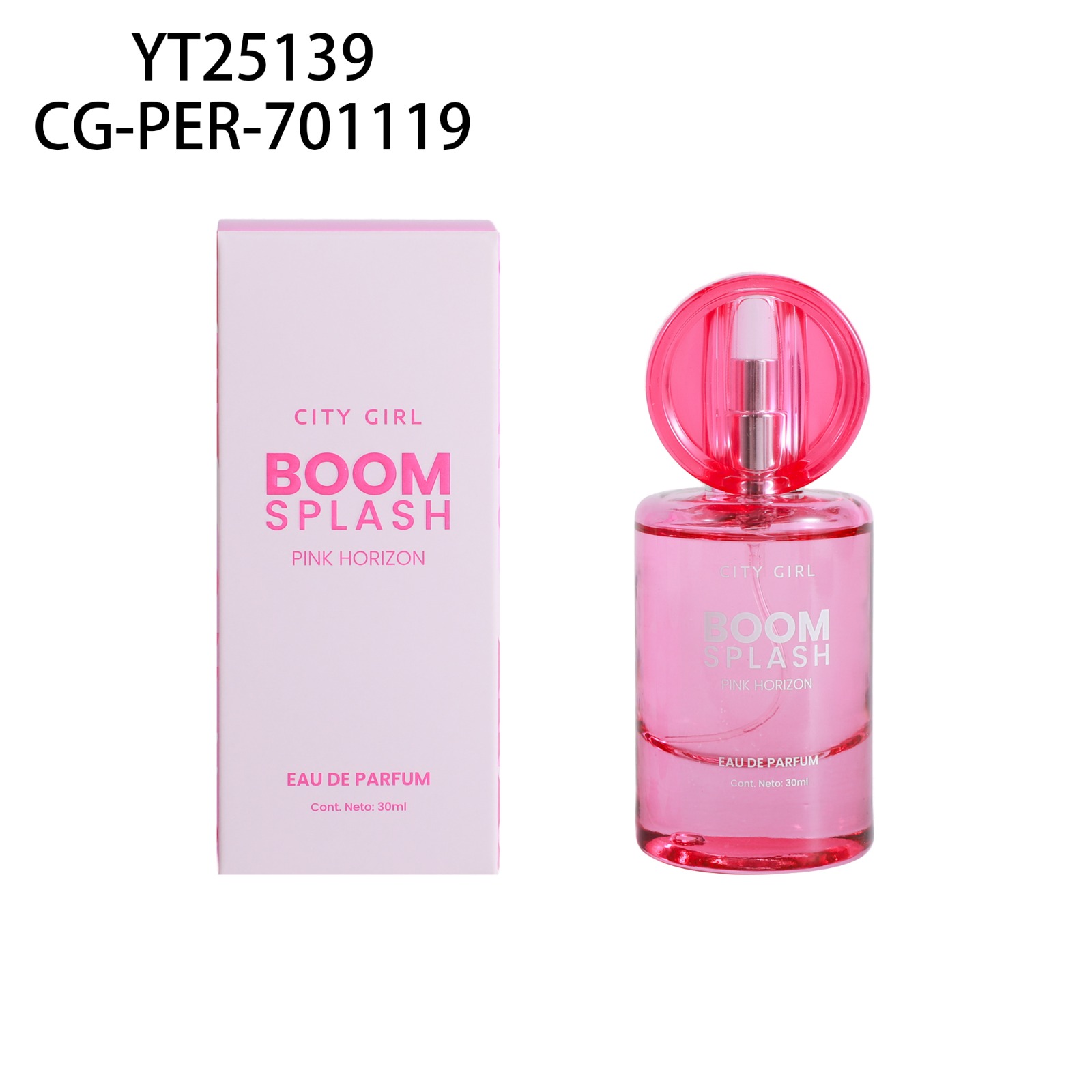 PERFUME BLOOM SPLASH “PINK HORIZON” 30ML CITY GIRL YT25139*96