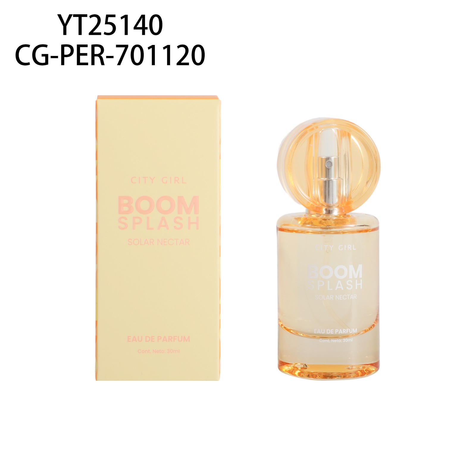 PERFUME BLOOM SPLASH “SOLAR NECTAR” 30ML CITY GIRL YT25140*96