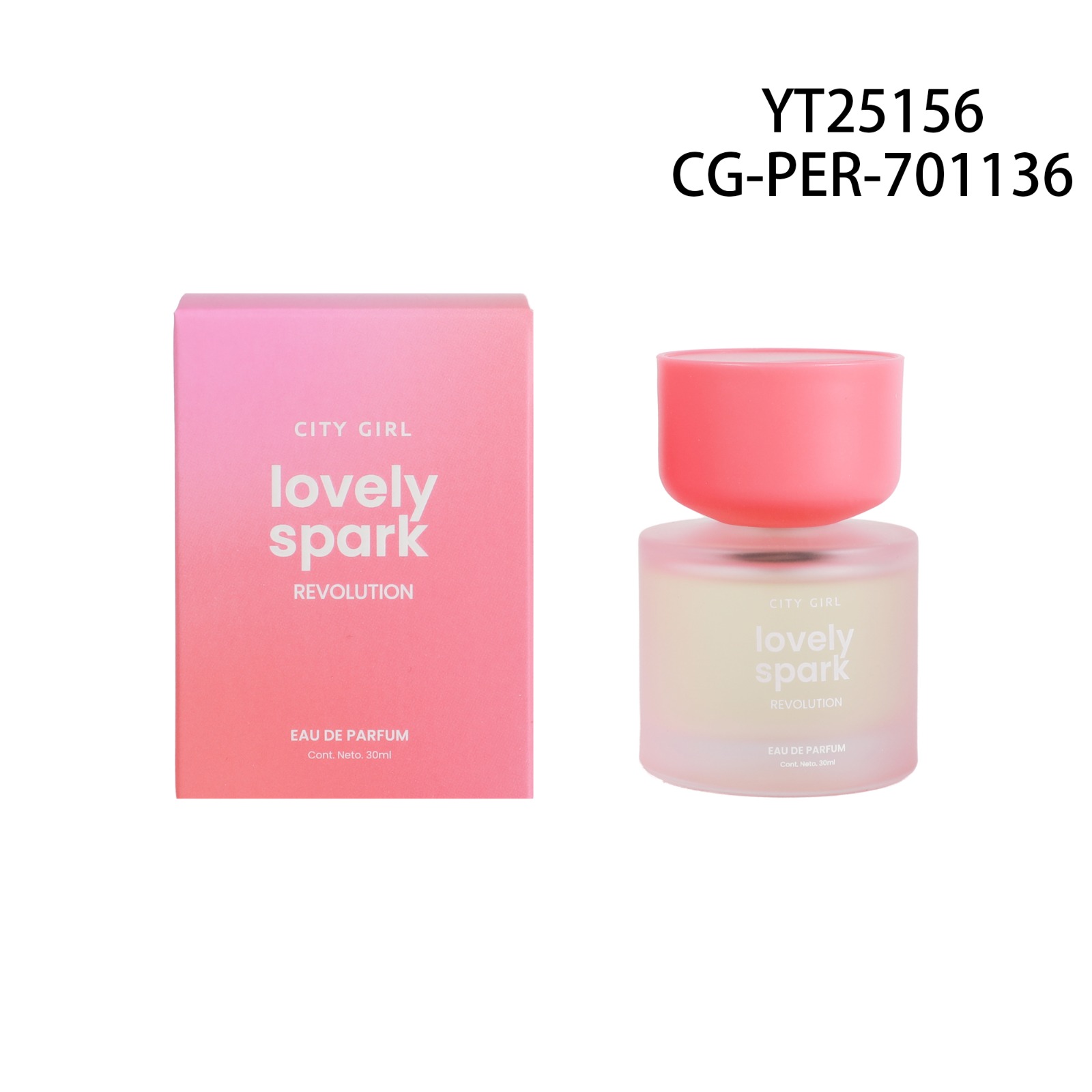 PERFUME LOVELY SPARK "REVOLUTION" 30ML CITY GIRL YT25156*96