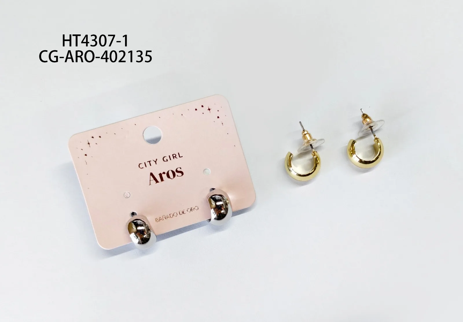 AROS BAÑADOS EN ORO CITY GIRL HT4307-1*600